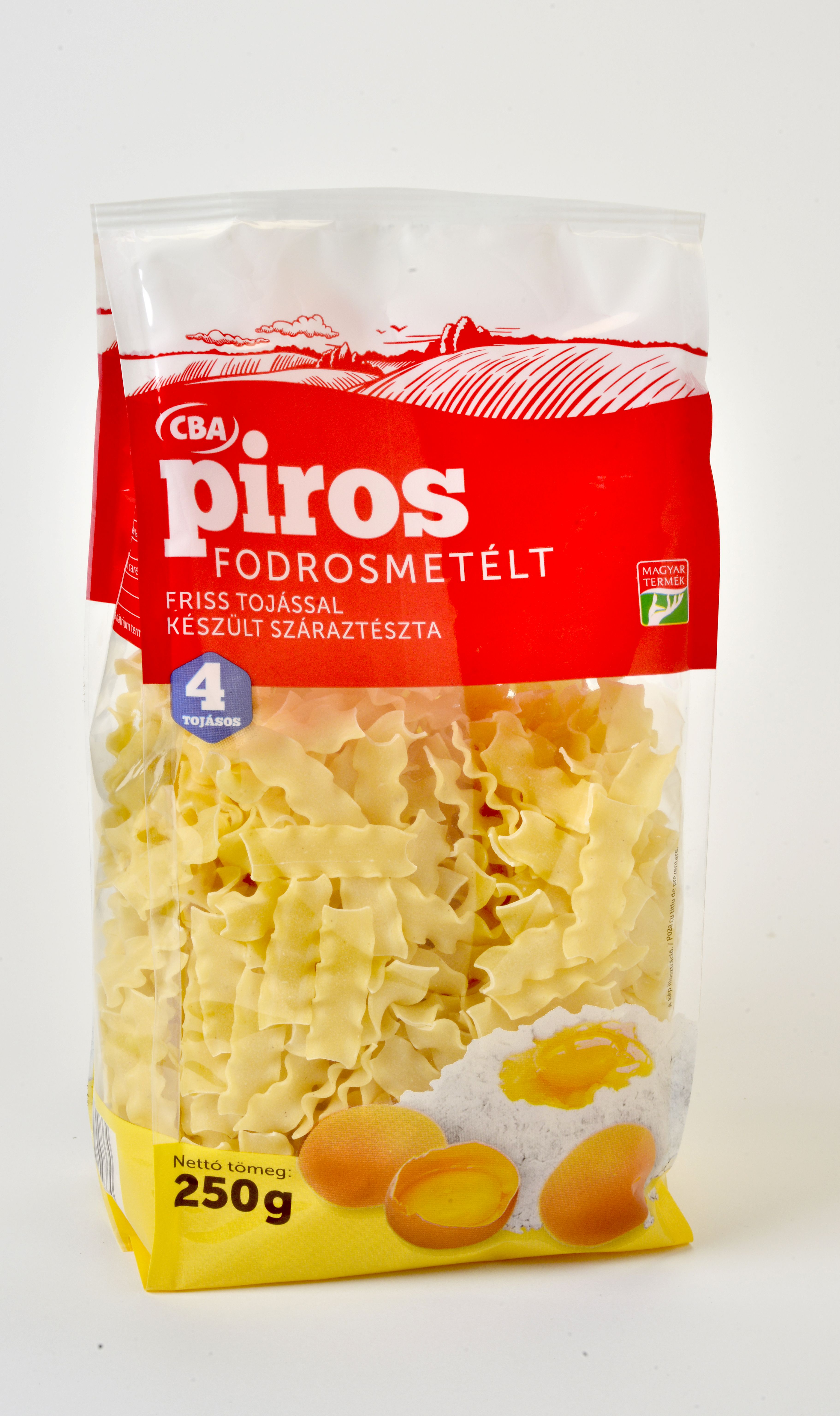 CBA Piros 4 tojásos Fodrosmetélt 250g